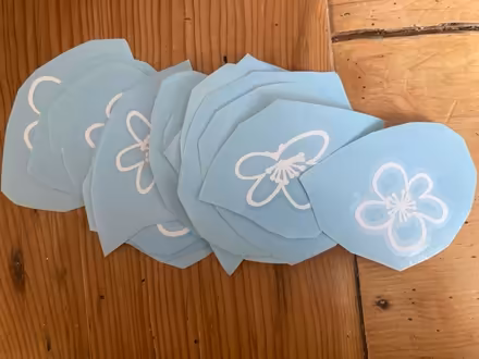 Photo of free flower decals (leslieville/little india) #2