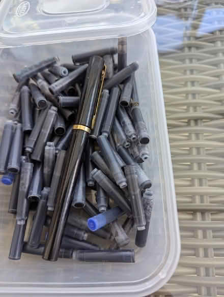 Photo of free Calligraphy pen and lots of cartridges (Sutton Pools OX14) #2