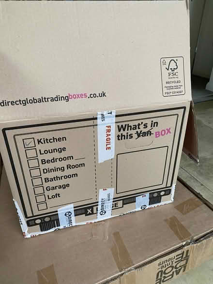 Photo of free 3 Moving boxes and bubble wrap (EN2) #2