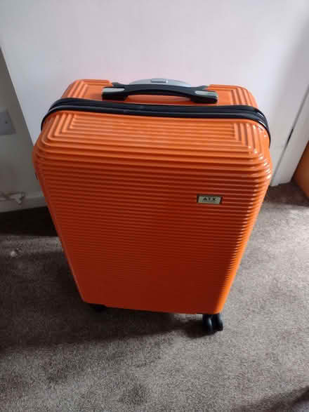 Photo of free Medium orange suitcase. (Rhiwbina CF14) #2