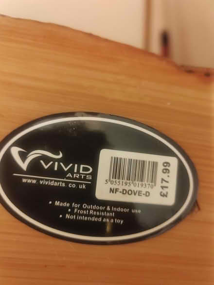 Photo of free Dove ornament (Whittlesey) #3