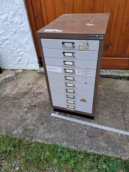 Photo of free Narrow draw metal filling cabinet (Pentre Berw LL60) #1