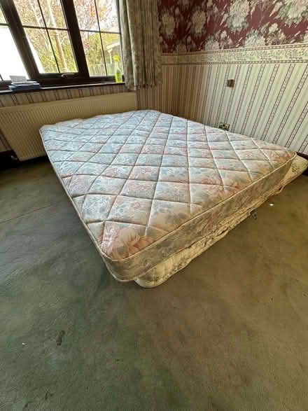 Photo of free King Size mattress 5 foot x 6 foot 6 inches (medium) (Common Edge FY4) #1