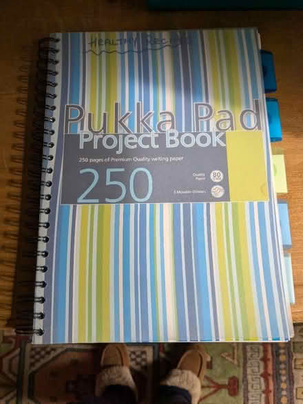 Photo of free Pukka pad Project book with dividers (Llandrindod LD1) #1