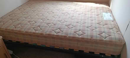 Photo of free Double bed and stool with storage (Laois) #1