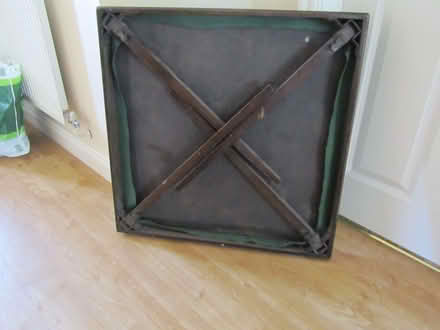 Photo of free Folding card table vintage (Littleover DE23) #2