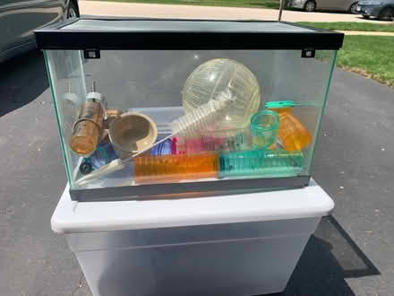 Photo of free Gerbil cage & supplies (Aurora near Eola & NY) #1
