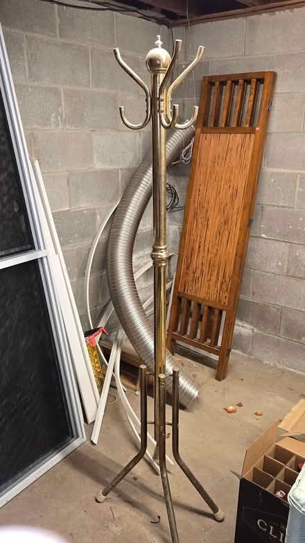Photo of free Brass hat stand/coat rack (Ulster Park) #1