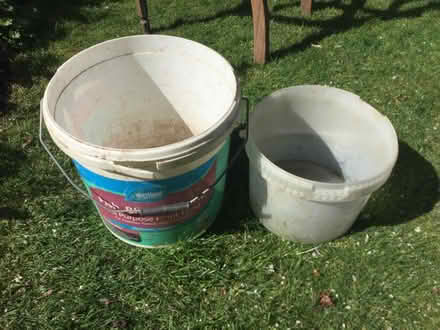 Photo of free 2 plastic bucket containers (Summertown OX2) #1