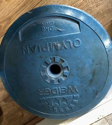 Photo of free A Barbell and weights (L15 Wavertree) #3
