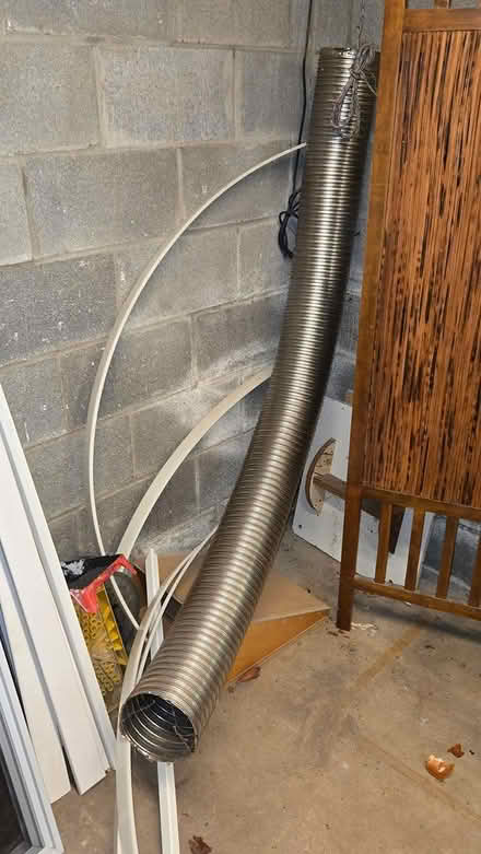 Photo of free 6" Stainless steel flex tubing (Ulster Park) #1