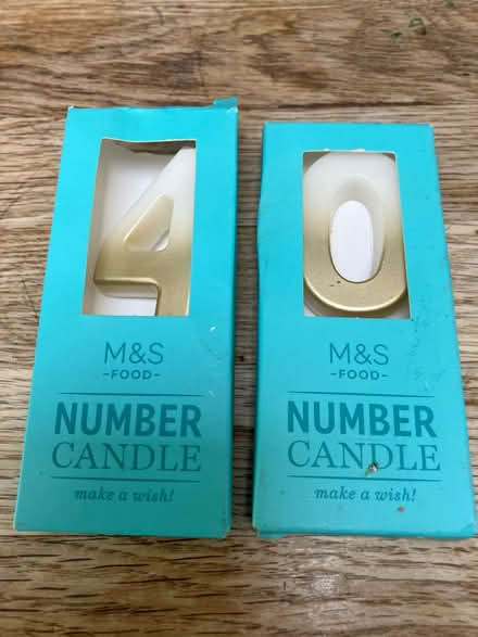 Photo of free Number 40 Candles (Frome (Central)) #1