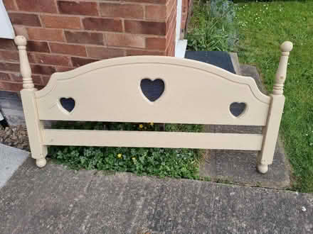 Photo of free Wooden double headboard (Shrewsbury SY3) #1