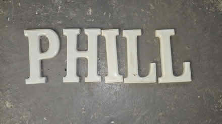 Photo of free Hollow Ceramic letters (Ulster Park) #1