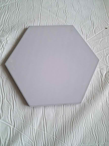 Photo of free Grey hexagonal wall tiles and adh (Brockworth GL3) #1