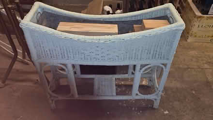 Photo of free Wicker plant stand (Ulster Park) #1