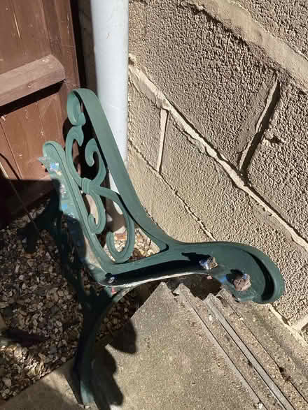 Photo of free Heavy metal bench ends (Yockleton shrewsbury) #2