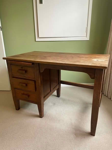 Photo of free Vintage wooden children’s desk (Hackney) #2