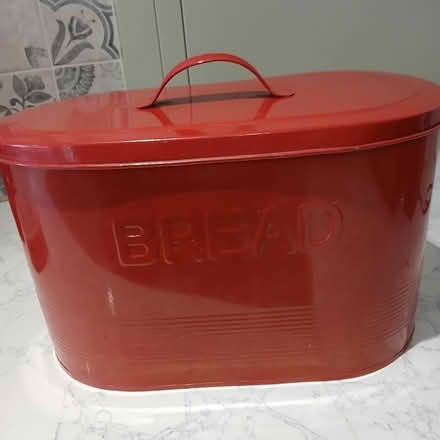 Photo of free Red enamel bread bin (Bear Flat) #1