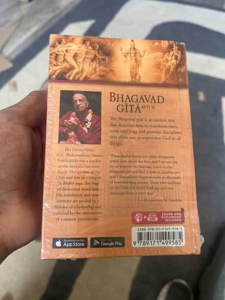Photo of free Bhagavad Gita as it is book (Wc1x 0hb) #2
