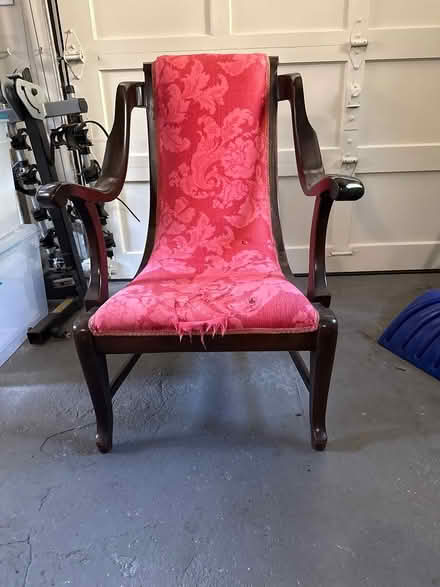 Photo of free Red chair (Bronxville) #1