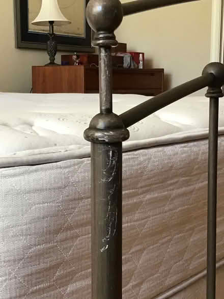 Photo of free Queen size bed frame (Warminster) #3