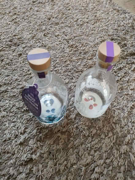 Photo of free 2 x M&S Light Up Gin Bottles (Copsewood CV3) #1