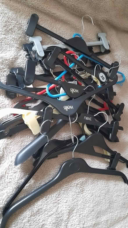 Photo of free Clothes hangers (Ryecroft WS2) #1
