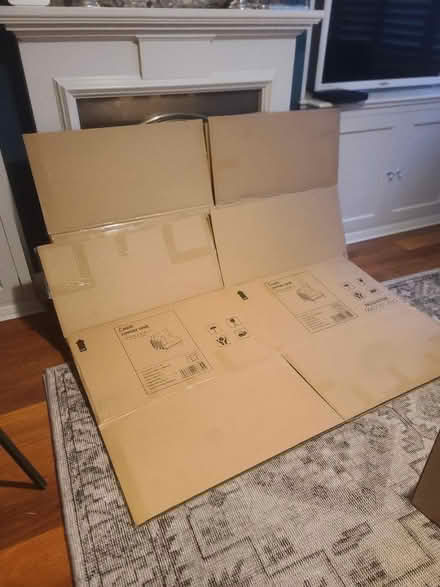 Photo of free Large, sturdy cardboard boxes (Hampton) #2