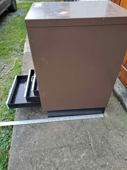 Photo of free Narrow draw metal filling cabinet (Pentre Berw LL60) #3