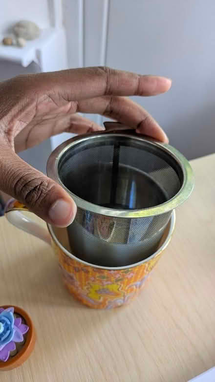 Photo of free Mug with tea strainer and lid (Dyke Road area BN3) #4