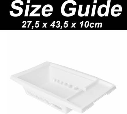 Photo of free White plastic sink drainer - new (Biggleswade) #2