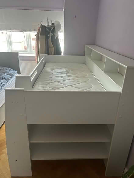 Photo of free Childs bed and shelving unit (Da38dl Hartley, Kent) #3