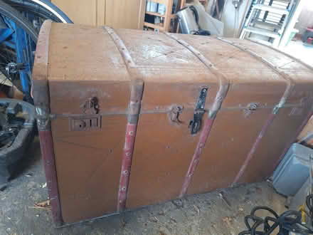 Photo of free Old metal trunk (South Green CM11) #1