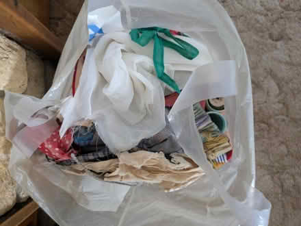 Photo of free Bag of fabric scraps (BS7) #1