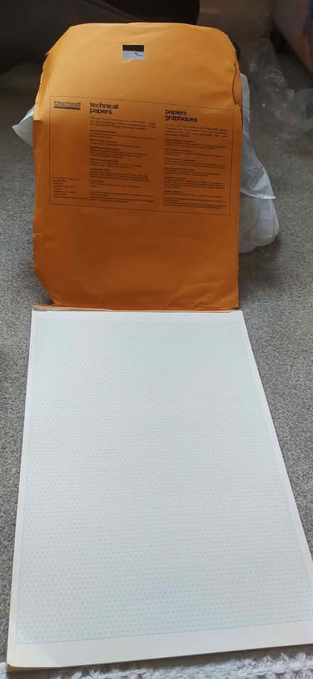 Photo of free Geometric paper, A3 size (Dereham NR19) #1