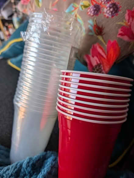 Photo of free Selection of plastic pint glasses (Crewe CW1) #1