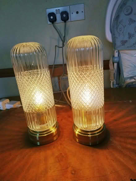 Photo of free Habitat table lamps (Kilby Bridge LE18) #1