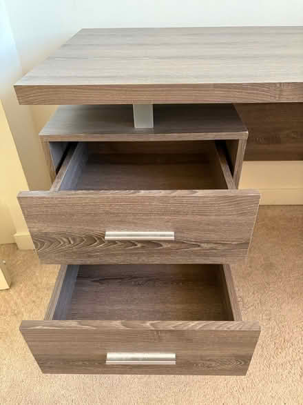 Photo of free Grey Desk with 3 drawers (Bethesda downtown) #2
