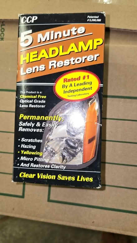 Photo of free Headlamp restoring kit (Ulster Park) #1