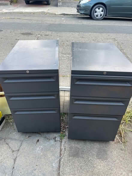 Photo of free 2 filing cabinets on wheels (Alameda) #1