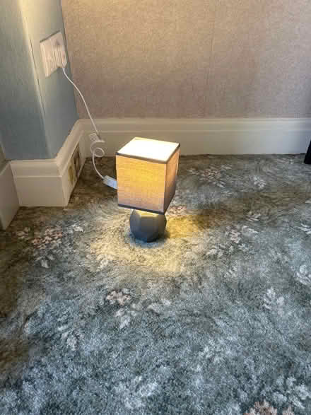 Photo of free Small grey table or bedside lamp (Torrisholme LA4) #2