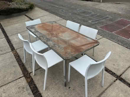 Photo of free Outdoor table and chairs (Greenlake) #1