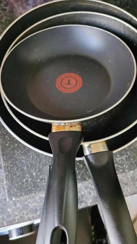 Photo of free 3 Frying Pans (Bowerham) #1