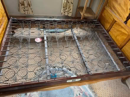 Photo of free Antique Staples Coiled-Spring Mattress (Keele University ST5) #1