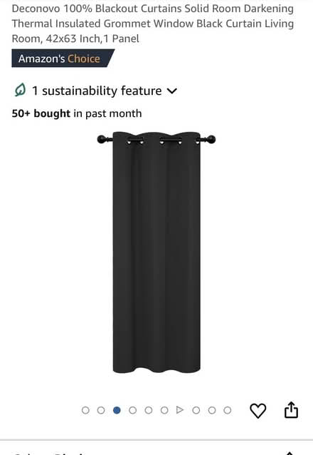 Photo of free 2-Blackout Curtains (Scottish Hills) #1