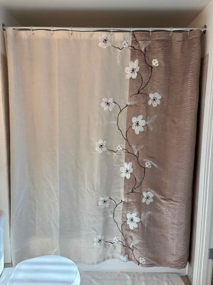 Photo of free Croscill Shower Curtain (Bethesda downtown) #1