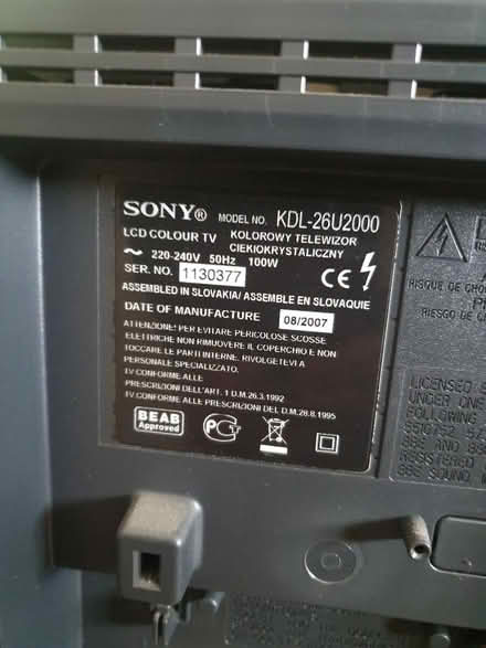 Photo of free TV Sony (NR5) #3