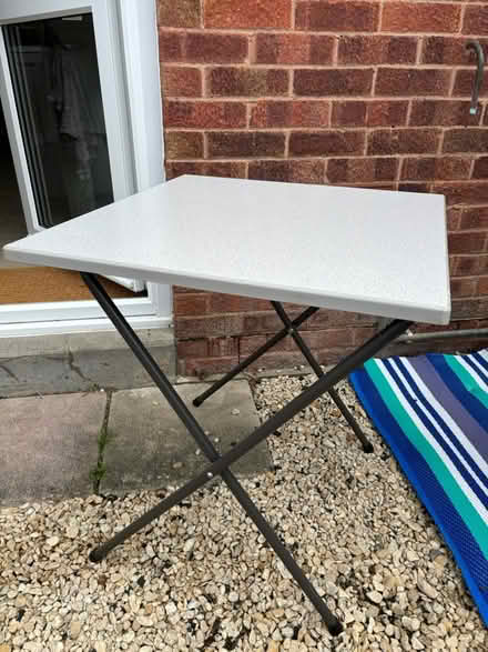 Photo of free Small sturdy table (Tewkesbury) #1