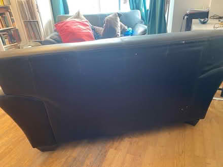 Photo of free Leather loveseat - needs repair (W6) #3